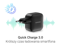 Silver Monkey Ładowarka GaN Smart Trio 70W PD Czarna - 1417249 - zdjęcie 4